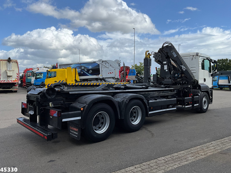 MAN TGS 26.360 6x4 Hiab 12 Tonmeter laadkraan - Horgos rakodó teherautó, Darus autó: 5 kép. MAN TGS 26.360 6x4 Hiab 12 Tonmeter laadkraan - Horgos rakodó teherautó, Darus autó: 5 kép.