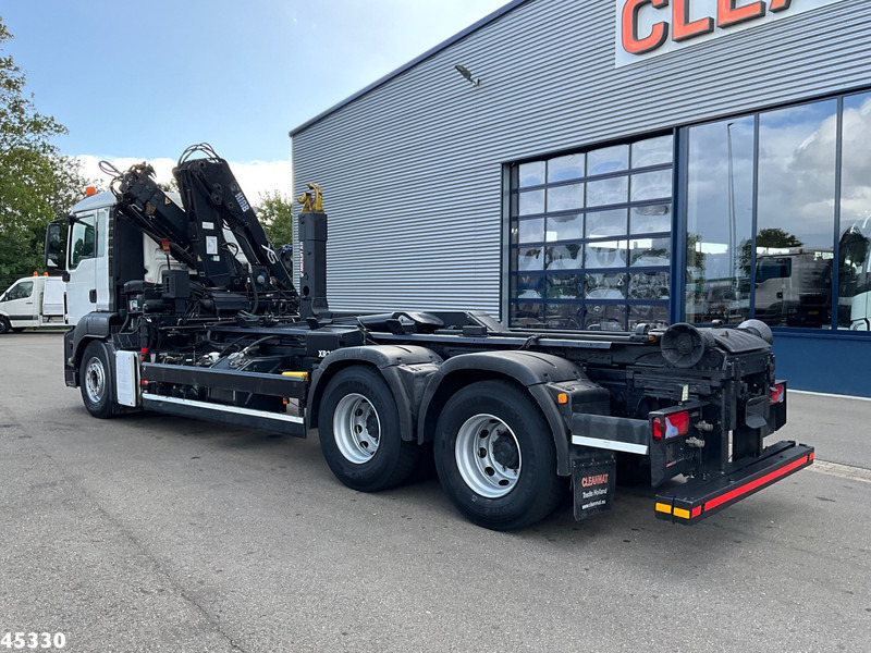 MAN TGS 26.360 6x4 Hiab 12 Tonmeter laadkraan - Horgos rakodó teherautó, Darus autó: 3 kép. MAN TGS 26.360 6x4 Hiab 12 Tonmeter laadkraan - Horgos rakodó teherautó, Darus autó: 3 kép.