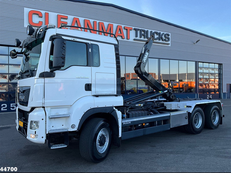 MAN TGS 26.500 6x4 Euro 6 Joab 24 Ton haakarmsysteem - Horgos rakodó teherautó: 1 kép. MAN TGS 26.500 6x4 Euro 6 Joab 24 Ton haakarmsysteem - Horgos rakodó teherautó: 1 kép.