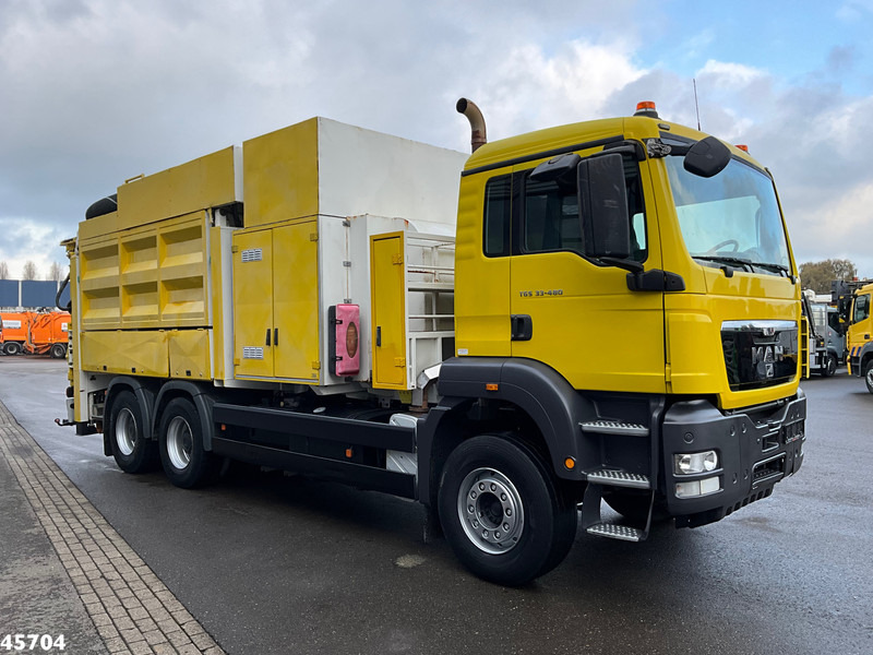 MAN TGS 33.480 6x4 MTS Saugbagger 8 m³ - Szippantós autó: 3 kép. MAN TGS 33.480 6x4 MTS Saugbagger 8 m³ - Szippantós autó: 3 kép.