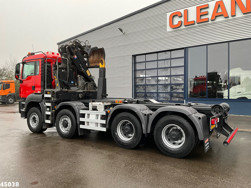MAN TGS 35.400 8x6 Euro 6 HMF 16 Tonmeter Z-kraan - Horgos rakodó teherautó, Darus autó: 5 kép. MAN TGS 35.400 8x6 Euro 6 HMF 16 Tonmeter Z-kraan - Horgos rakodó teherautó, Darus autó: 5 kép.