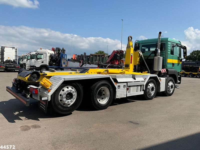 MAN TGS 35.440 8x2 Euro 6 Multilift 26 Ton haakarmsysteem - Horgos rakodó teherautó: 5 kép. MAN TGS 35.440 8x2 Euro 6 Multilift 26 Ton haakarmsysteem - Horgos rakodó teherautó: 5 kép.