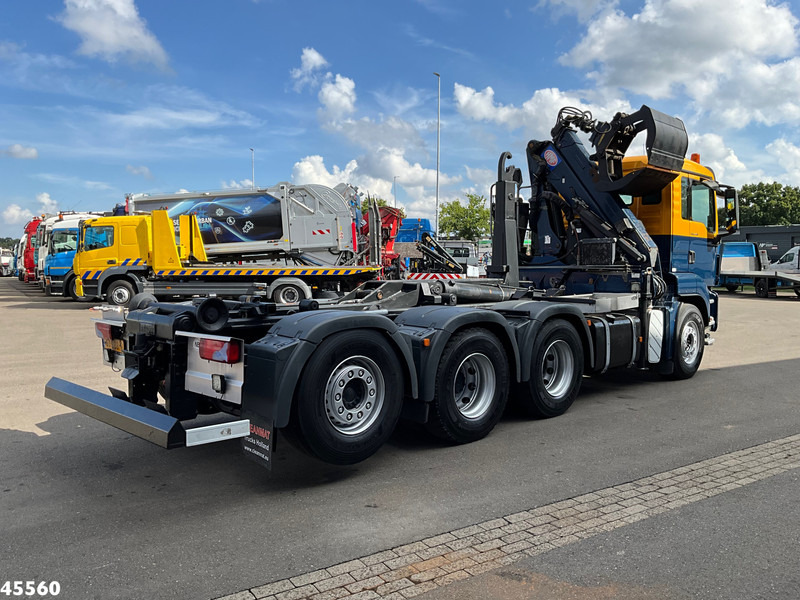 MAN TGS 35.440 8x4 HMF 16 Tonmeter Z-kraan - Horgos rakodó teherautó, Darus autó: 4 kép. MAN TGS 35.440 8x4 HMF 16 Tonmeter Z-kraan - Horgos rakodó teherautó, Darus autó: 4 kép.