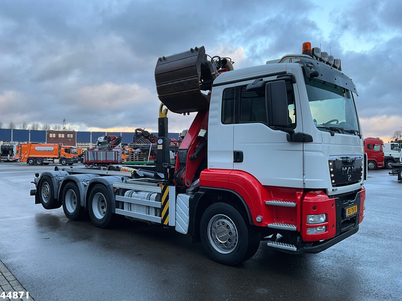 MAN TGS 35.440 8x4 HMF 16 Tonmeter Z-kraan - Horgos rakodó teherautó: 5 kép. MAN TGS 35.440 8x4 HMF 16 Tonmeter Z-kraan - Horgos rakodó teherautó: 5 kép.