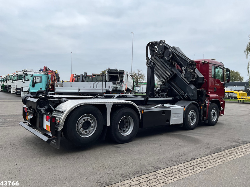 MAN TGS 35.480 8x4H Euro 6 HMF 40 Tonmeter laadkraan + Fly-Jib - Darus autó: 4 kép. MAN TGS 35.480 8x4H Euro 6 HMF 40 Tonmeter laadkraan + Fly-Jib - Darus autó: 4 kép.