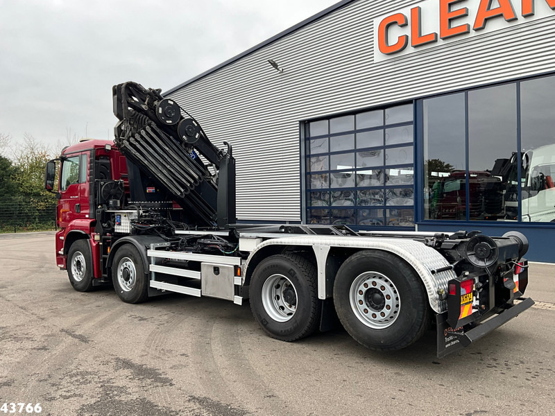 MAN TGS 35.480 8x4H Euro 6 HMF 40 Tonmeter laadkraan + Fly-Jib - Horgos rakodó teherautó, Darus autó: 5 kép. MAN TGS 35.480 8x4H Euro 6 HMF 40 Tonmeter laadkraan + Fly-Jib - Horgos rakodó teherautó, Darus autó: 5 kép.