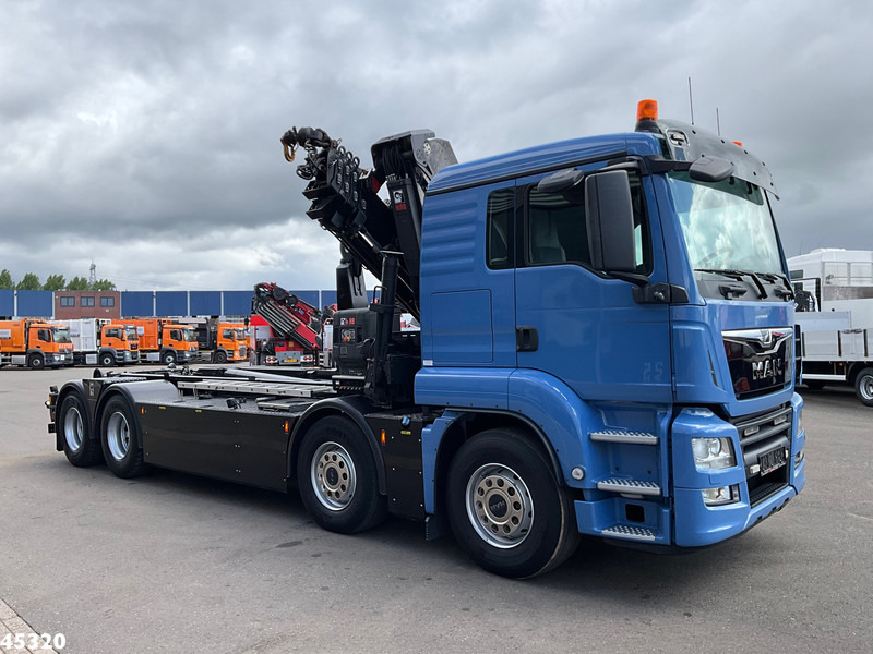 MAN TGS 35.500 8x4 Euro 6 Hiab 30 Tonmeter laadkraan Just 164.946 km! - Horgos rakodó teherautó, Darus autó: 5 kép. MAN TGS 35.500 8x4 Euro 6 Hiab 30 Tonmeter laadkraan Just 164.946 km! - Horgos rakodó teherautó, Darus autó: 5 kép.