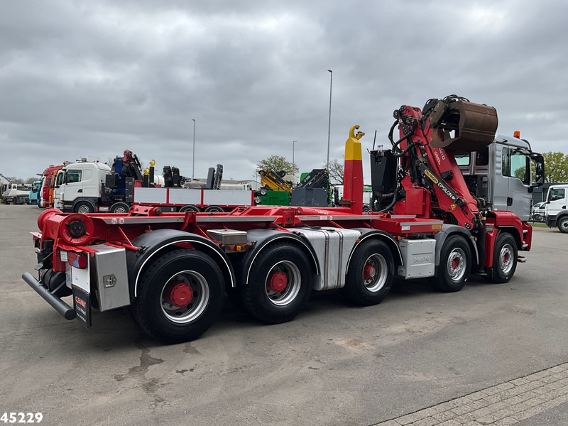 MAN TGS 41.440 10x4 Euro 6 Palfinger 17 Tonmeter Z-kraan - Horgos rakodó teherautó, Darus autó: 4 kép. MAN TGS 41.440 10x4 Euro 6 Palfinger 17 Tonmeter Z-kraan - Horgos rakodó teherautó, Darus autó: 4 kép.