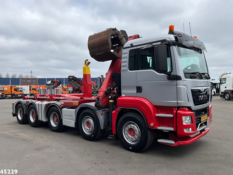 MAN TGS 41.440 10x4 Euro 6 Palfinger 17 Tonmeter Z-kraan - Horgos rakodó teherautó, Darus autó: 5 kép. MAN TGS 41.440 10x4 Euro 6 Palfinger 17 Tonmeter Z-kraan - Horgos rakodó teherautó, Darus autó: 5 kép.