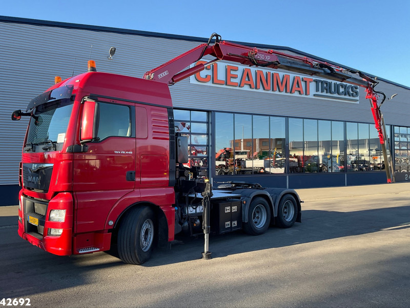 MAN TGX 28.440 Euro 6 Fassi 23 Tonmeter laadkraan + Fly-Jib - Darus autó: 1 kép. MAN TGX 28.440 Euro 6 Fassi 23 Tonmeter laadkraan + Fly-Jib - Darus autó: 1 kép.