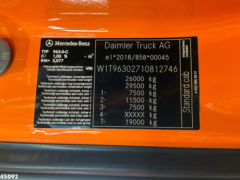 Szemetesautó Mercedes-Benz Actros 2533 Euro 6 Zoeller 22m³: 20 kép. Szemetesautó Mercedes-Benz Actros 2533 Euro 6 Zoeller 22m³: 20 kép.