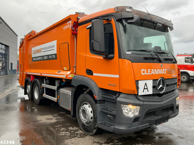 Mercedes-Benz Actros 2533 Terberg RosRoca 21m³ - Szemetesautó: 2 kép. Mercedes-Benz Actros 2533 Terberg RosRoca 21m³ - Szemetesautó: 2 kép.