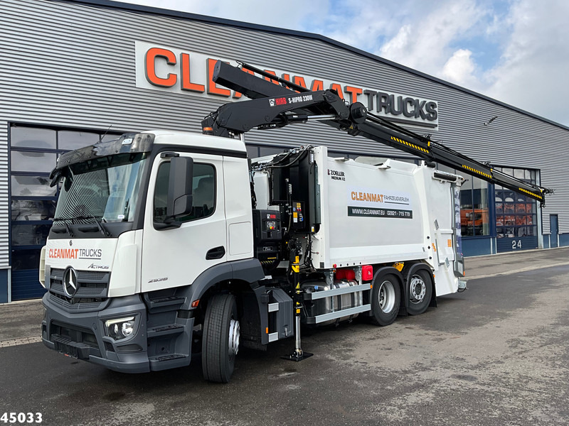 Mercedes-Benz Actros 2536 Hiab 23 Tonmeter laadkraan - Szemetesautó: 1 kép. Mercedes-Benz Actros 2536 Hiab 23 Tonmeter laadkraan - Szemetesautó: 1 kép.