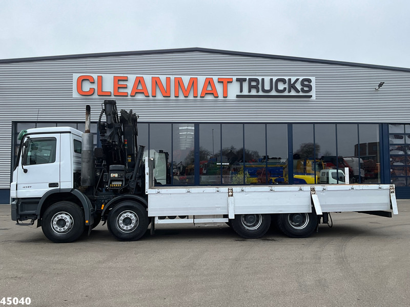Mercedes-Benz Actros 4141 8x4 manual Hiab 32 Tonmeter laadkraan + Fly-jib - Darus autó: 4 kép. Mercedes-Benz Actros 4141 8x4 manual Hiab 32 Tonmeter laadkraan + Fly-jib - Darus autó: 4 kép.