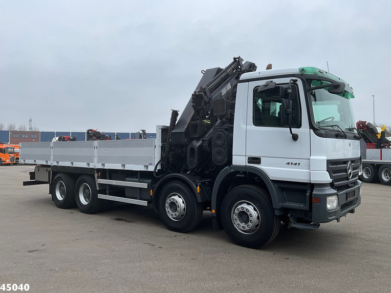 Mercedes-Benz Actros 4141 8x4 manual Hiab 32 Tonmeter laadkraan + Fly-jib - Darus autó: 5 kép. Mercedes-Benz Actros 4141 8x4 manual Hiab 32 Tonmeter laadkraan + Fly-jib - Darus autó: 5 kép.