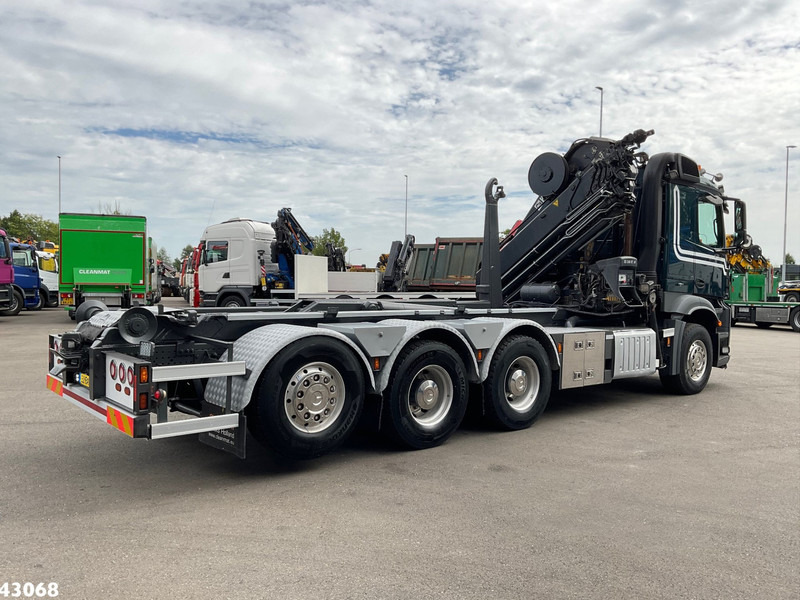 Mercedes-Benz Arocs 3251 8x4 Euro 6 Hiab 28 Tonmeter laadkraan - Horgos rakodó teherautó, Darus autó: 5 kép. Mercedes-Benz Arocs 3251 8x4 Euro 6 Hiab 28 Tonmeter laadkraan - Horgos rakodó teherautó, Darus autó: 5 kép.