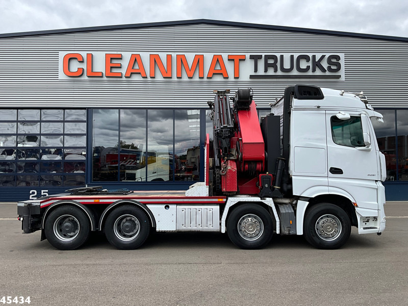 Mercedes-Benz Arocs 3251 8x4 Euro 6 Retarder HMF 85 Tonmeter laadkraan Fly-Jib - Darus autó: 3 kép. Mercedes-Benz Arocs 3251 8x4 Euro 6 Retarder HMF 85 Tonmeter laadkraan Fly-Jib - Darus autó: 3 kép.