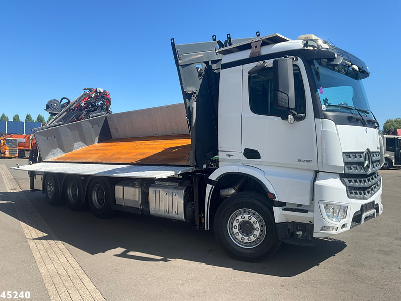 Mercedes-Benz Arocs 3251 8x4 Euro 6 Retarder Palfinger 34 Tonmeter laadkraan + Fly-Jib 2 zijdige kipper Just 146.766 km! - Billenőplatós teherautó, Darus autó: 5 kép. Mercedes-Benz Arocs 3251 8x4 Euro 6 Retarder Palfinger 34 Tonmeter laadkraan + Fly-Jib 2 zijdige kipper Just 146.766 km! - Billenőplatós teherautó, Darus autó: 5 kép.