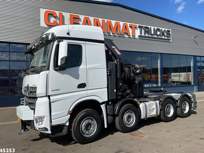 Mercedes-Benz Arocs 3253 8x4 Hiab 105 Tonmeter laadkraan - Darus autó: 3 kép. Mercedes-Benz Arocs 3253 8x4 Hiab 105 Tonmeter laadkraan - Darus autó: 3 kép.
