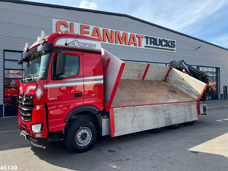 Mercedes-Benz Arocs 3263 8x4 Hiab 37 Tonmeter laadkraan + Fly-Jib - Billenőplatós teherautó, Darus autó: 2 kép. Mercedes-Benz Arocs 3263 8x4 Hiab 37 Tonmeter laadkraan + Fly-Jib - Billenőplatós teherautó, Darus autó: 2 kép.