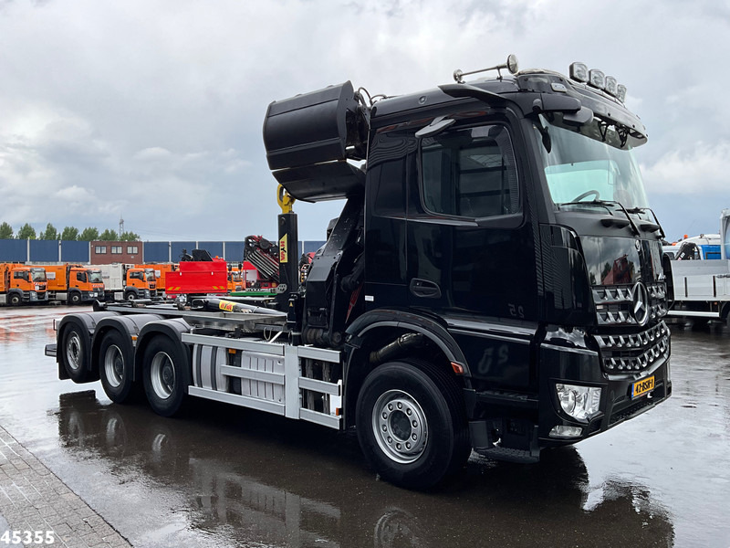Mercedes-Benz Arocs 3540 8x4 Euro 6 HMF 19 Tonmeter Z-kraan Just 118.906 Km! - Horgos rakodó teherautó, Darus autó: 5 kép. Mercedes-Benz Arocs 3540 8x4 Euro 6 HMF 19 Tonmeter Z-kraan Just 118.906 Km! - Horgos rakodó teherautó, Darus autó: 5 kép.