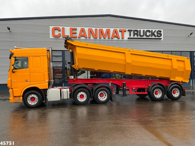 DAF FTG XF 530 6x2 Euro 6 ZF Intarder Kiphydrauliek + OVA 2-assige kipoplegger 32m³ - Nyergesvontató: 1 kép. DAF FTG XF 530 6x2 Euro 6 ZF Intarder Kiphydrauliek + OVA 2-assige kipoplegger 32m³ - Nyergesvontató: 1 kép.