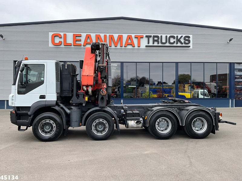 Iveco Stralis AD410T44 8x4 Palfinger 44 Tonmeter laadkraan + Fly-Jib Just 222.398 km! - Nyergesvontató: 3 kép. Iveco Stralis AD410T44 8x4 Palfinger 44 Tonmeter laadkraan + Fly-Jib Just 222.398 km! - Nyergesvontató: 3 kép.