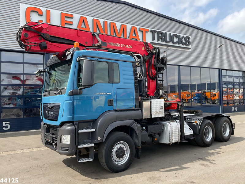 MAN TGS 33.480 6x6 Euro 6 Palfinger 27 Tonmeter boomkraan - Nyergesvontató: 2 kép. MAN TGS 33.480 6x6 Euro 6 Palfinger 27 Tonmeter boomkraan - Nyergesvontató: 2 kép.