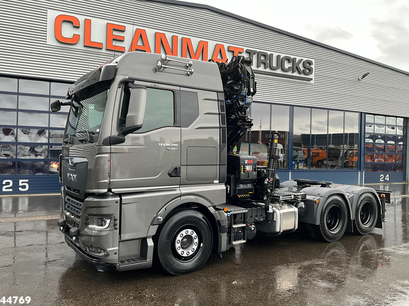 MAN TGX 26.580 6x4 Euro 6 Retarder Hiab 30 Tonmeter laadkraan + Fly-jib New and Unused! - Nyergesvontató: 2 kép. MAN TGX 26.580 6x4 Euro 6 Retarder Hiab 30 Tonmeter laadkraan + Fly-jib New and Unused! - Nyergesvontató: 2 kép.