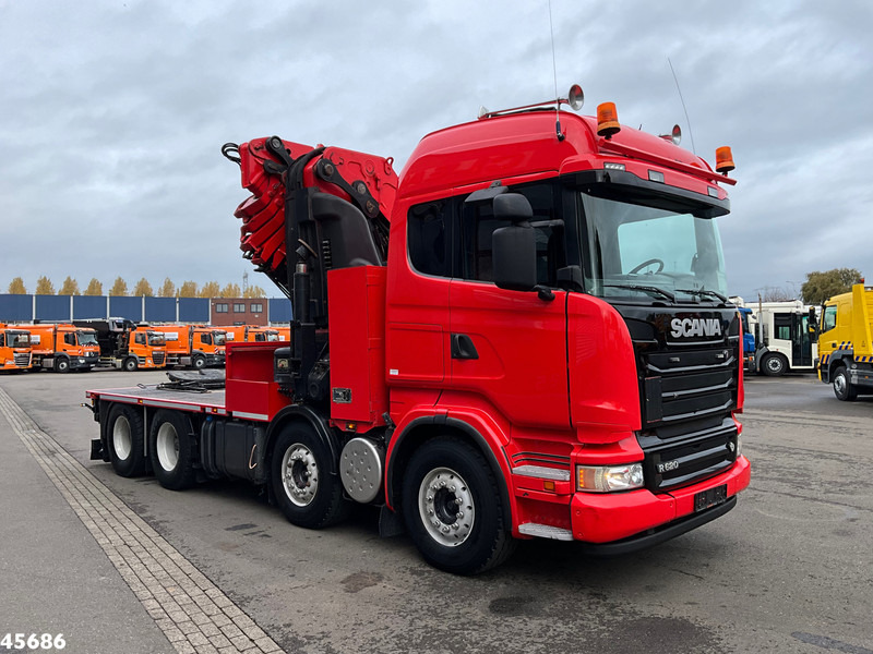 Scania R620 V8 8x4 Hiab 105 Ton/meter laadkraan + Fly-Jib! - Nyergesvontató: 5 kép. Scania R620 V8 8x4 Hiab 105 Ton/meter laadkraan + Fly-Jib! - Nyergesvontató: 5 kép.