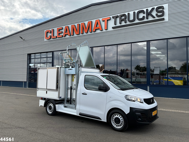 Peugeot E-Expert 100% elektrisch kippende zijlader - Szemetesautó: 2 kép. Peugeot E-Expert 100% elektrisch kippende zijlader - Szemetesautó: 2 kép.
