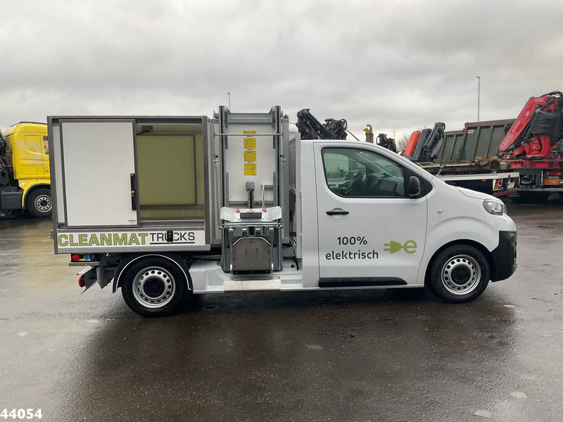 Peugeot E-Expert 100% elektrisch kippende zijlader - Szemetesautó: 3 kép. Peugeot E-Expert 100% elektrisch kippende zijlader - Szemetesautó: 3 kép.