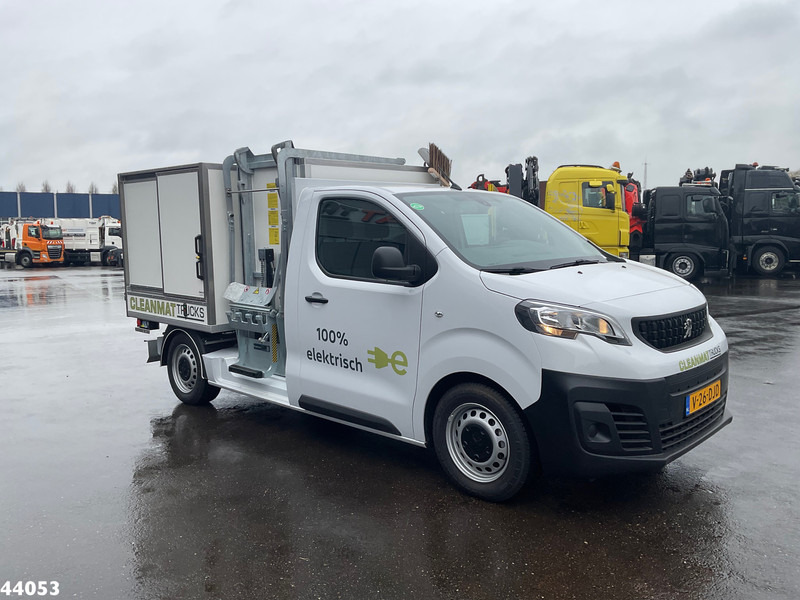 Peugeot E-Expert 100% elektrisch kippende zijlader - Szemetesautó: 5 kép. Peugeot E-Expert 100% elektrisch kippende zijlader - Szemetesautó: 5 kép.