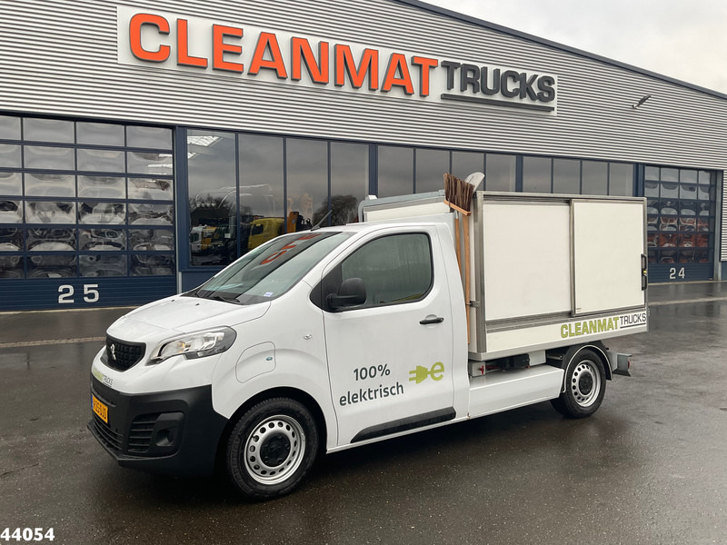 Peugeot E-Expert 100% elektrisch kippende zijlader - Szemetesautó: 4 kép. Peugeot E-Expert 100% elektrisch kippende zijlader - Szemetesautó: 4 kép.