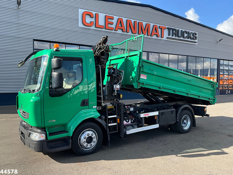 Renault Midlum 300.12 Manual Hiab 8 Tonmeter laadkraan Just 81.549 km! - Billenőplatós teherautó, Darus autó: 2 kép. Renault Midlum 300.12 Manual Hiab 8 Tonmeter laadkraan Just 81.549 km! - Billenőplatós teherautó, Darus autó: 2 kép.