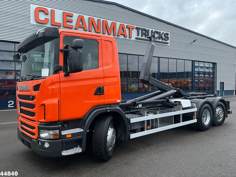 Scania G 400 Retarder VDL 21 Ton haakarmsysteem - Horgos rakodó teherautó: 1 kép. Scania G 400 Retarder VDL 21 Ton haakarmsysteem - Horgos rakodó teherautó: 1 kép.