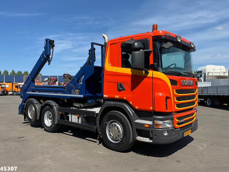 Scania G 440 6x2 Meiller 16 Tons portaalarmsysteem - Konténerszállító: 4 kép. Scania G 440 6x2 Meiller 16 Tons portaalarmsysteem - Konténerszállító: 4 kép.