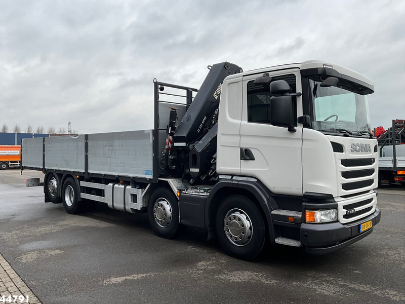 Scania G 450 8x2 Euro 6 Hiab 32 Tonmeter laadkraan Just 114.221 km! - Darus autó: 5 kép. Scania G 450 8x2 Euro 6 Hiab 32 Tonmeter laadkraan Just 114.221 km! - Darus autó: 5 kép.