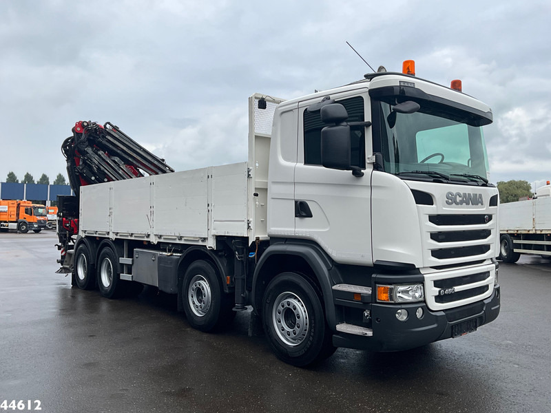 Scania G 450 8x4 Euro 6 Fassi 66 Tonmeter laadkraan + Fly-jib Just 176.555 Km! - Darus autó: 4 kép. Scania G 450 8x4 Euro 6 Fassi 66 Tonmeter laadkraan + Fly-jib Just 176.555 Km! - Darus autó: 4 kép.