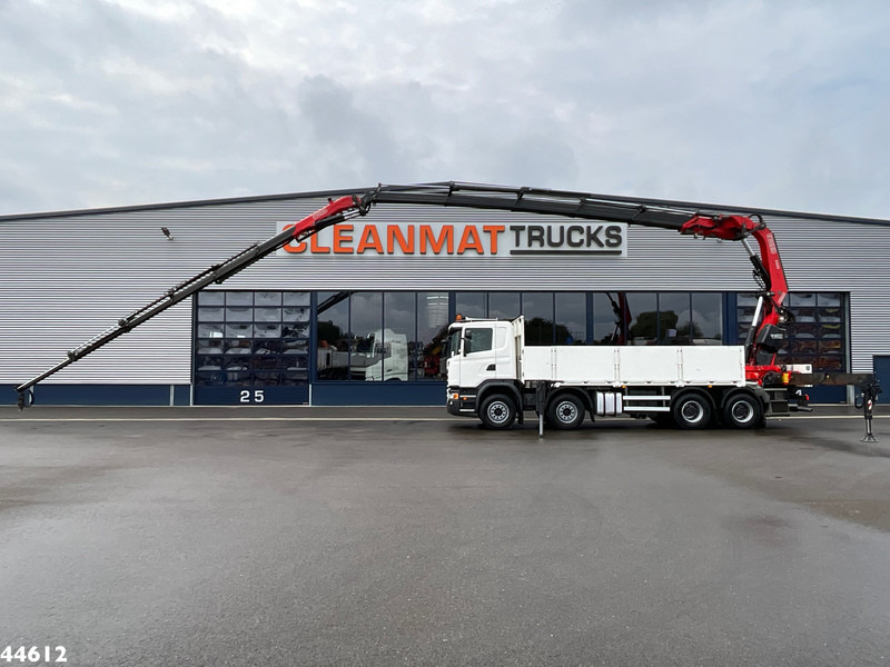 Scania G 450 8x4 Euro 6 Fassi 66 Tonmeter laadkraan + Fly-jib Just 176.555 Km! - Darus autó: 1 kép. Scania G 450 8x4 Euro 6 Fassi 66 Tonmeter laadkraan + Fly-jib Just 176.555 Km! - Darus autó: 1 kép.