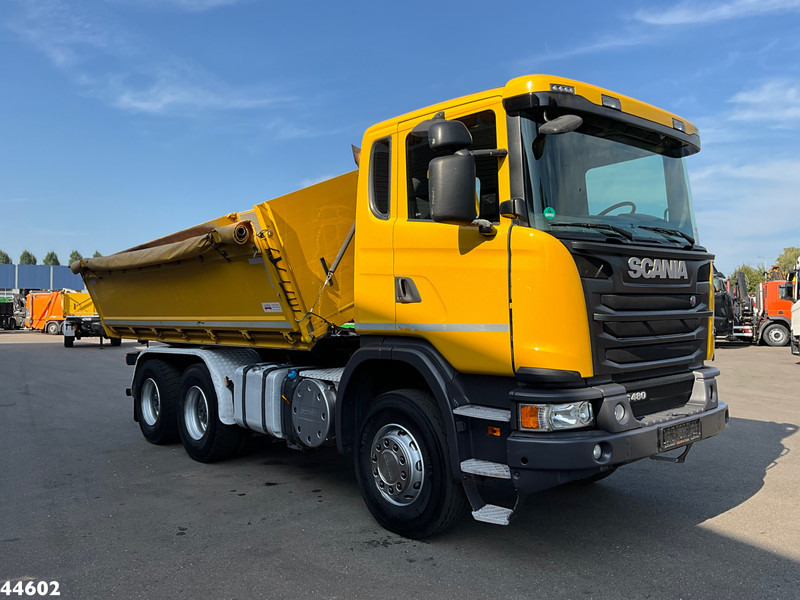 Scania G 480 6x4 Kipper 10m³ Full Steel - Billenőplatós teherautó: 5 kép. Scania G 480 6x4 Kipper 10m³ Full Steel - Billenőplatós teherautó: 5 kép.