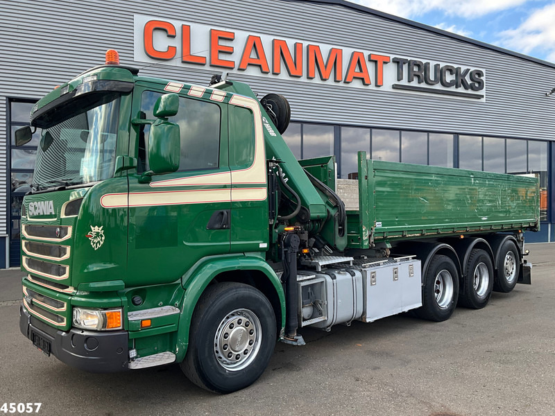 Scania G 490 8x4 Euro 6 Hiab 24 Tonmeter laadkraan - Billenőplatós teherautó, Darus autó: 4 kép. Scania G 490 8x4 Euro 6 Hiab 24 Tonmeter laadkraan - Billenőplatós teherautó, Darus autó: 4 kép.