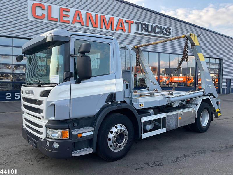 Scania P 280 Euro 6 14 Ton portaalarmsysteem - Konténerszállító: 1 kép. Scania P 280 Euro 6 14 Ton portaalarmsysteem - Konténerszállító: 1 kép.