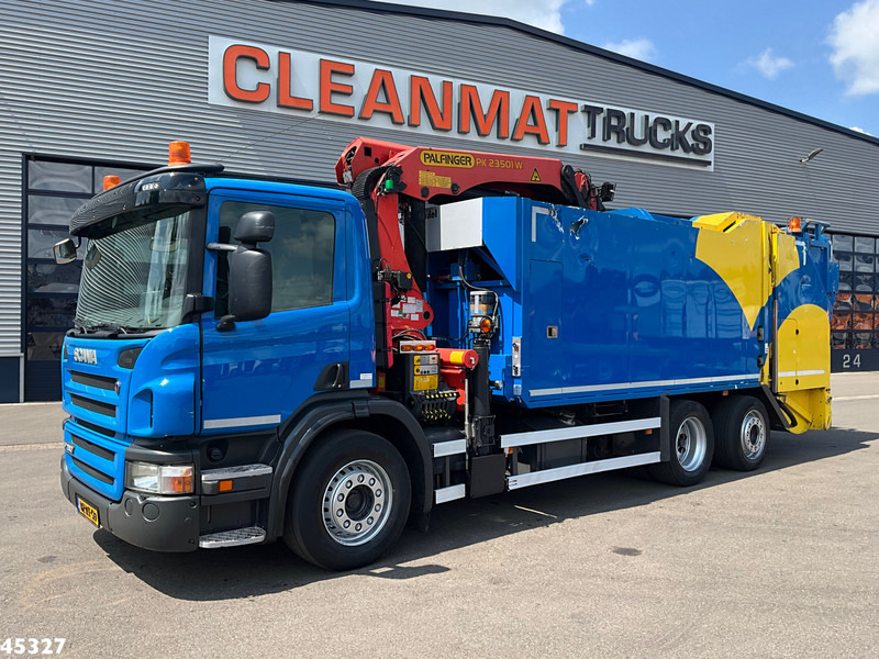 Scania P 280 Geesink / VSA Palfinger 23 Tonmeter laadkraan - Szemetesautó: 2 kép. Scania P 280 Geesink / VSA Palfinger 23 Tonmeter laadkraan - Szemetesautó: 2 kép.