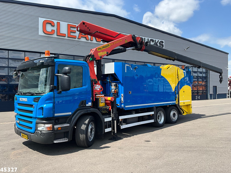 Scania P 280 Geesink / VSA Palfinger 23 Tonmeter laadkraan - Szemetesautó: 1 kép. Scania P 280 Geesink / VSA Palfinger 23 Tonmeter laadkraan - Szemetesautó: 1 kép.