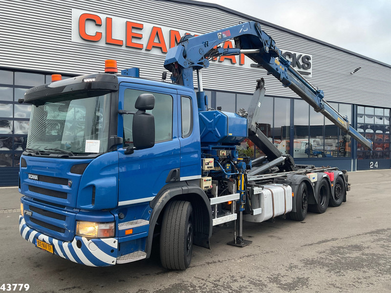 Scania P 360 8x2 Hiab 21 Tonmeter laadkraan - Horgos rakodó teherautó, Darus autó: 1 kép. Scania P 360 8x2 Hiab 21 Tonmeter laadkraan - Horgos rakodó teherautó, Darus autó: 1 kép.