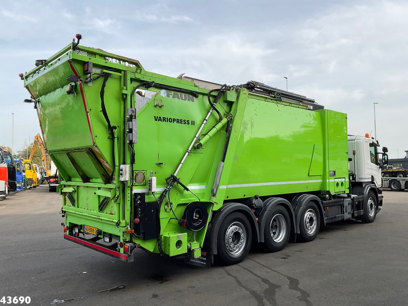 Scania P 360 Faun 18m³ + Hiab crane + Underground Container Washing Installation - Szemetesautó: 5 kép. Scania P 360 Faun 18m³ + Hiab crane + Underground Container Washing Installation - Szemetesautó: 5 kép.