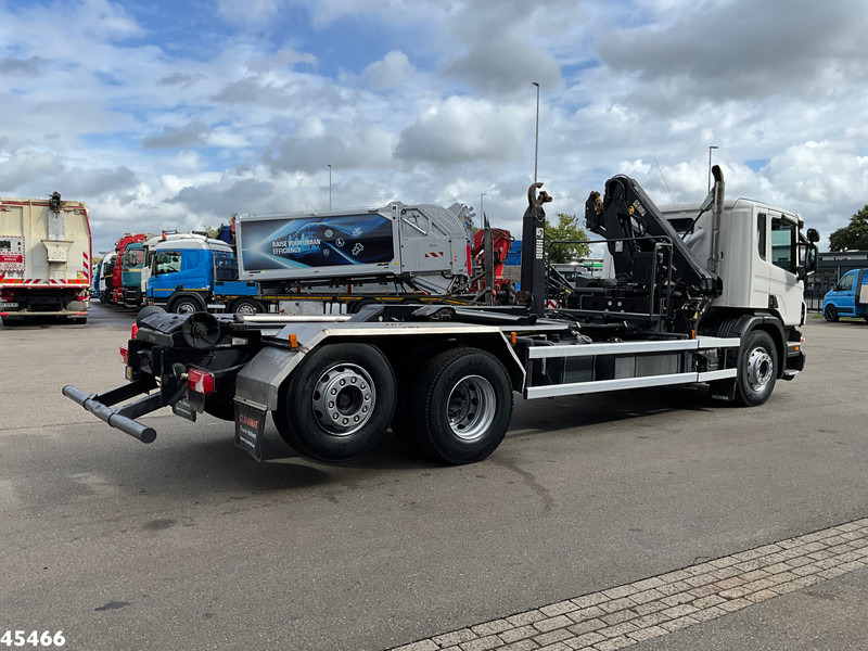 Scania P 400 Retarder Hiab 8 Tonmeter laadkraan - Horgos rakodó teherautó, Darus autó: 4 kép. Scania P 400 Retarder Hiab 8 Tonmeter laadkraan - Horgos rakodó teherautó, Darus autó: 4 kép.