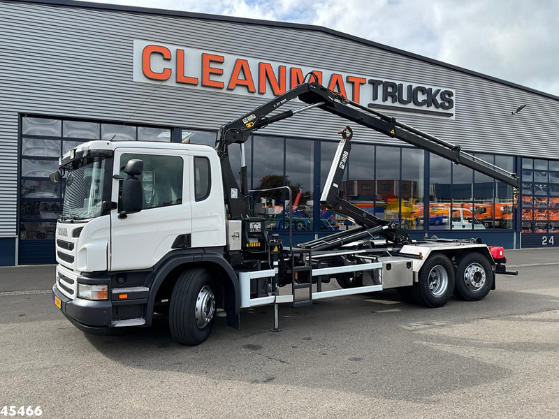 Scania P 400 Retarder Hiab 8 Tonmeter laadkraan - Horgos rakodó teherautó, Darus autó: 1 kép. Scania P 400 Retarder Hiab 8 Tonmeter laadkraan - Horgos rakodó teherautó, Darus autó: 1 kép.