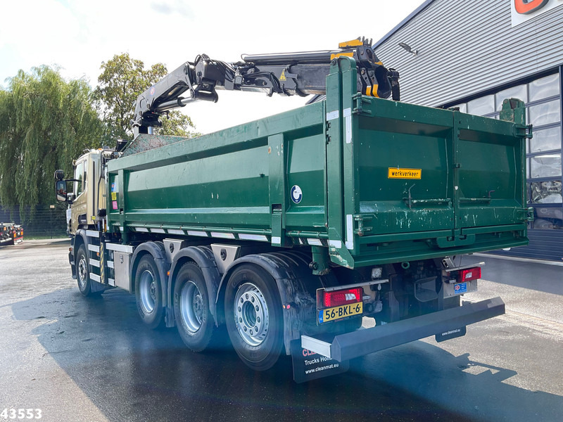 Scania P 410 8x4 Euro 6 HMF 18 Tonmeter laadkraan - Billenőplatós teherautó, Darus autó: 2 kép. Scania P 410 8x4 Euro 6 HMF 18 Tonmeter laadkraan - Billenőplatós teherautó, Darus autó: 2 kép.